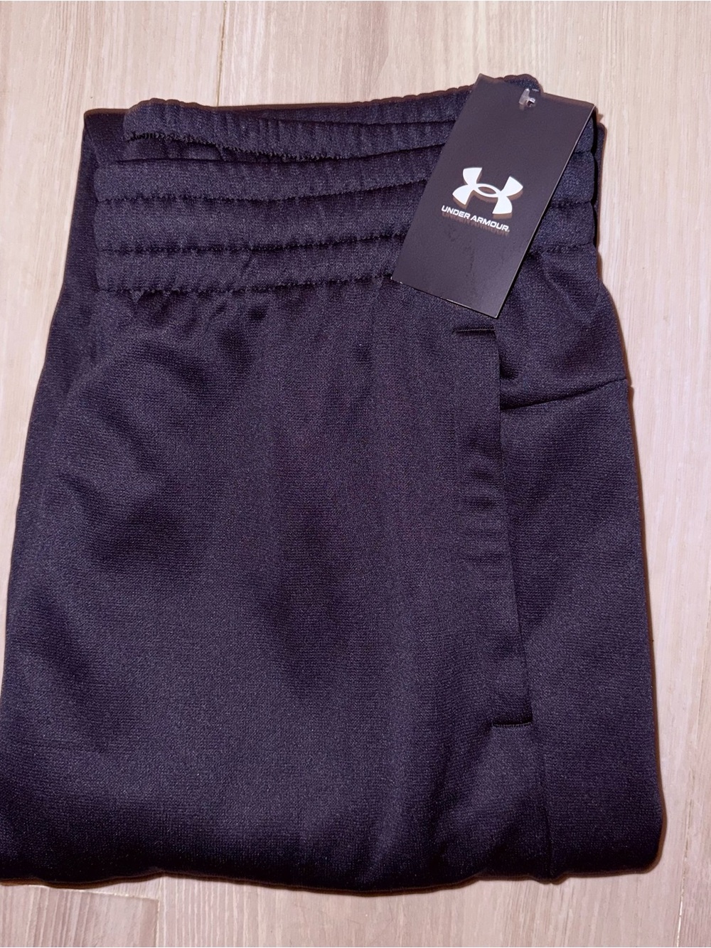 Under Armour Black Men's Fleece Pants with Elastic Waist